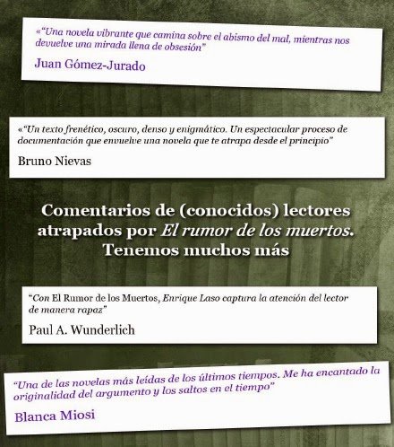 Frases Dossier #ElRumordelosMuertos #DossierdePrensa